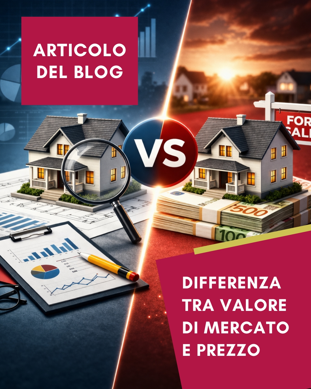 In questo articolo parlo della differenza che c'è tra il Valore di Mercato ed il Prezzo di Vendita di una casa