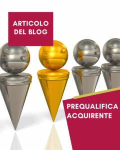 Oggi parliamo del quinto punto del sistema di vendita vincente Garanzia Valore Casa. Prequalifica dell'Acquirente! Ecco come Acquistare Casa Serenamente . Nella Zona che desideri. Senza perdere Tempo e senza rischiare di diventare schiavo della Banca.