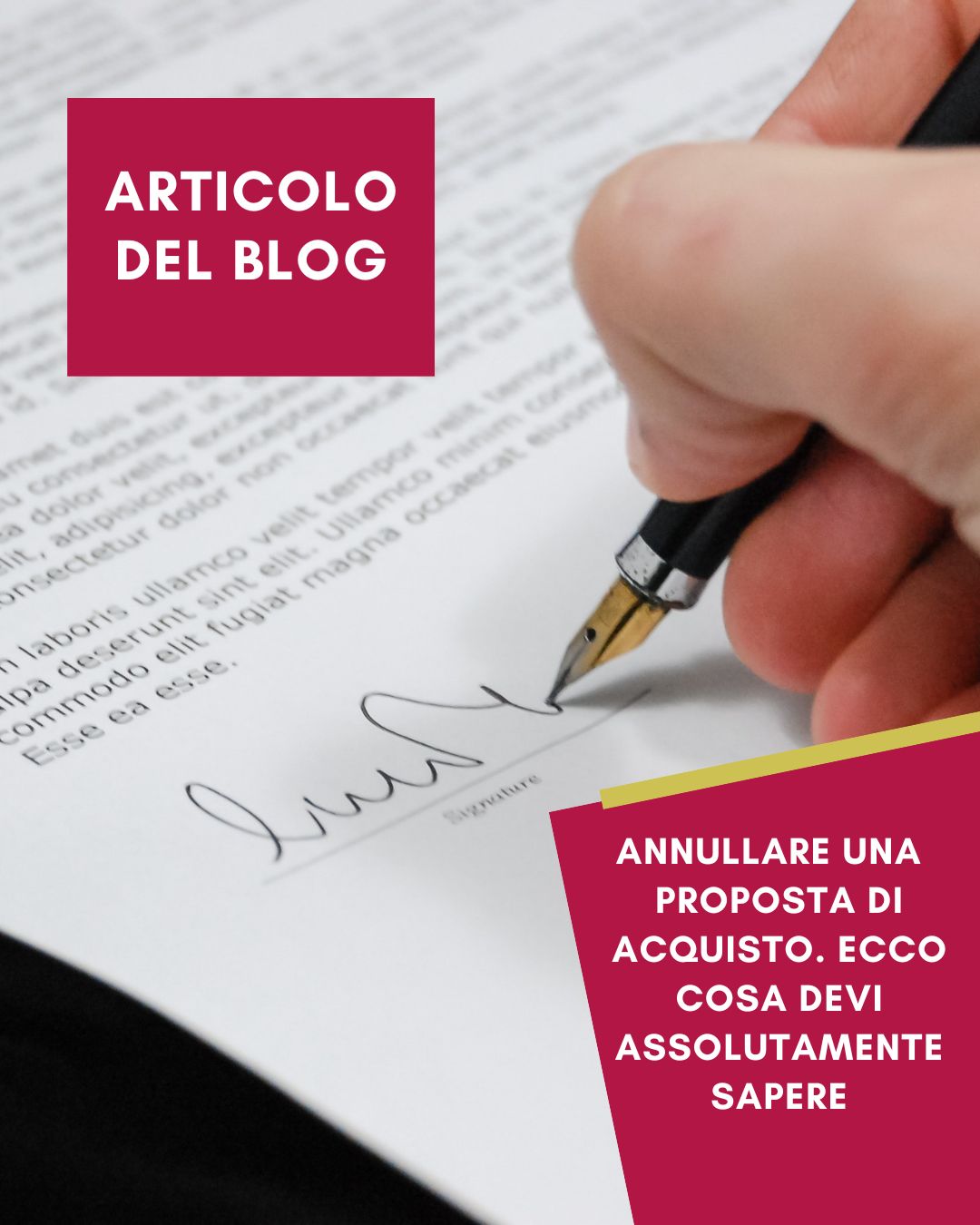 In questo articolo affronto il problema del ripensamento. Molti clienti credono che annullare una proposta di acquisto sottoscritta per una casa sia una cosa facile e, soprattutto, dovuta. In realtà dipende tantissimo dalla fase in cui si trova la trattativa e può essere un'operazione indolore così come un vero e proprio bagno di sangue