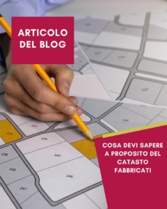 In questo articolo affronto il tema del catasto italiano sin dalle sue origini fino ai giorni nostri