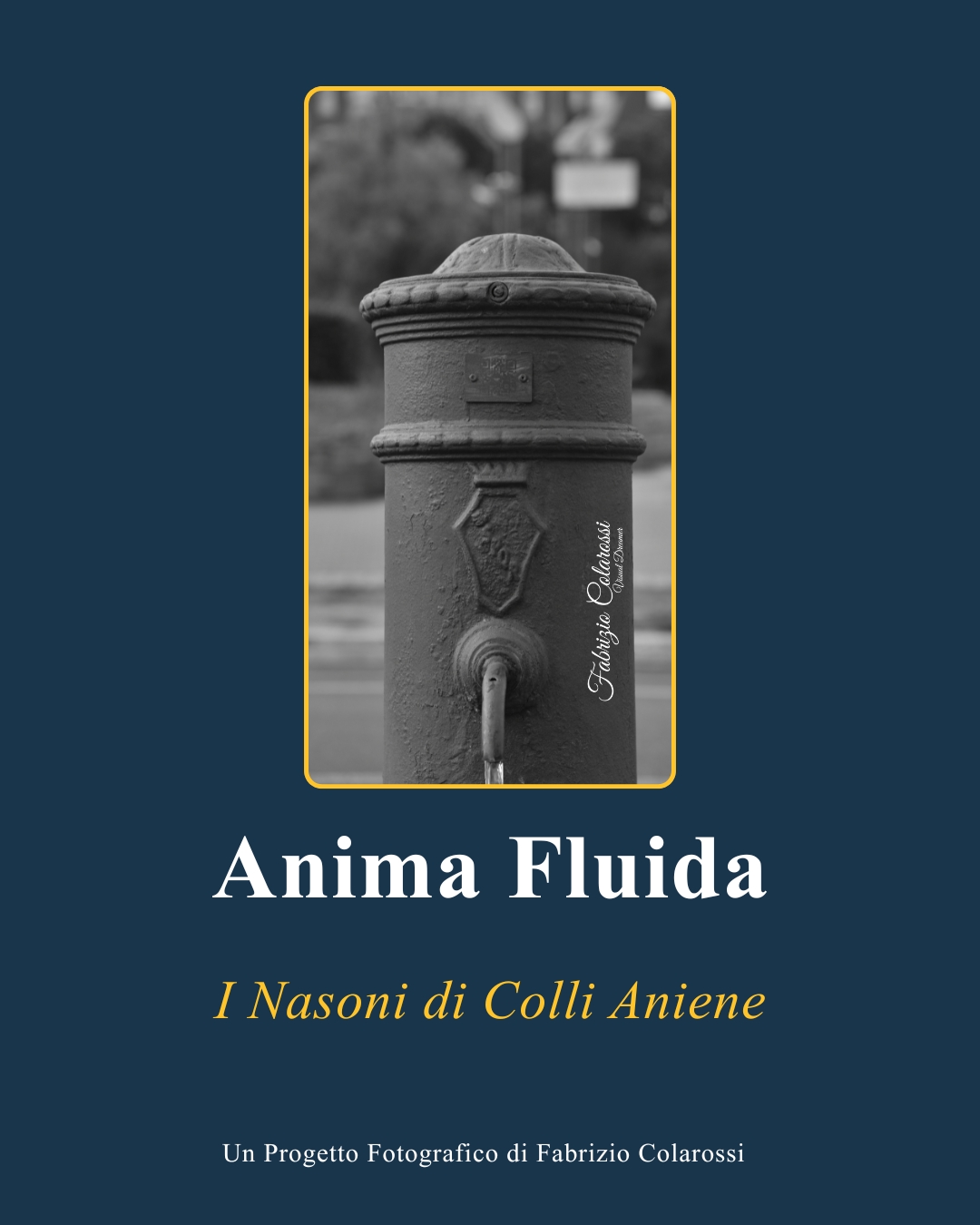 Progetto Fotografico Anima Fluida - I Nasoni di Colli Aniene. Un racconto fotografico a cura di Fabrizio Colarossi con lo scopo di riscoprire elementi della nostra vita quotidiana che quotidianamente guardiamo senza vederli. Un modo per riprendere contatto con il quartiere di Colli Aniene e costruire una storia intima fatta di immagini in bianco e nero