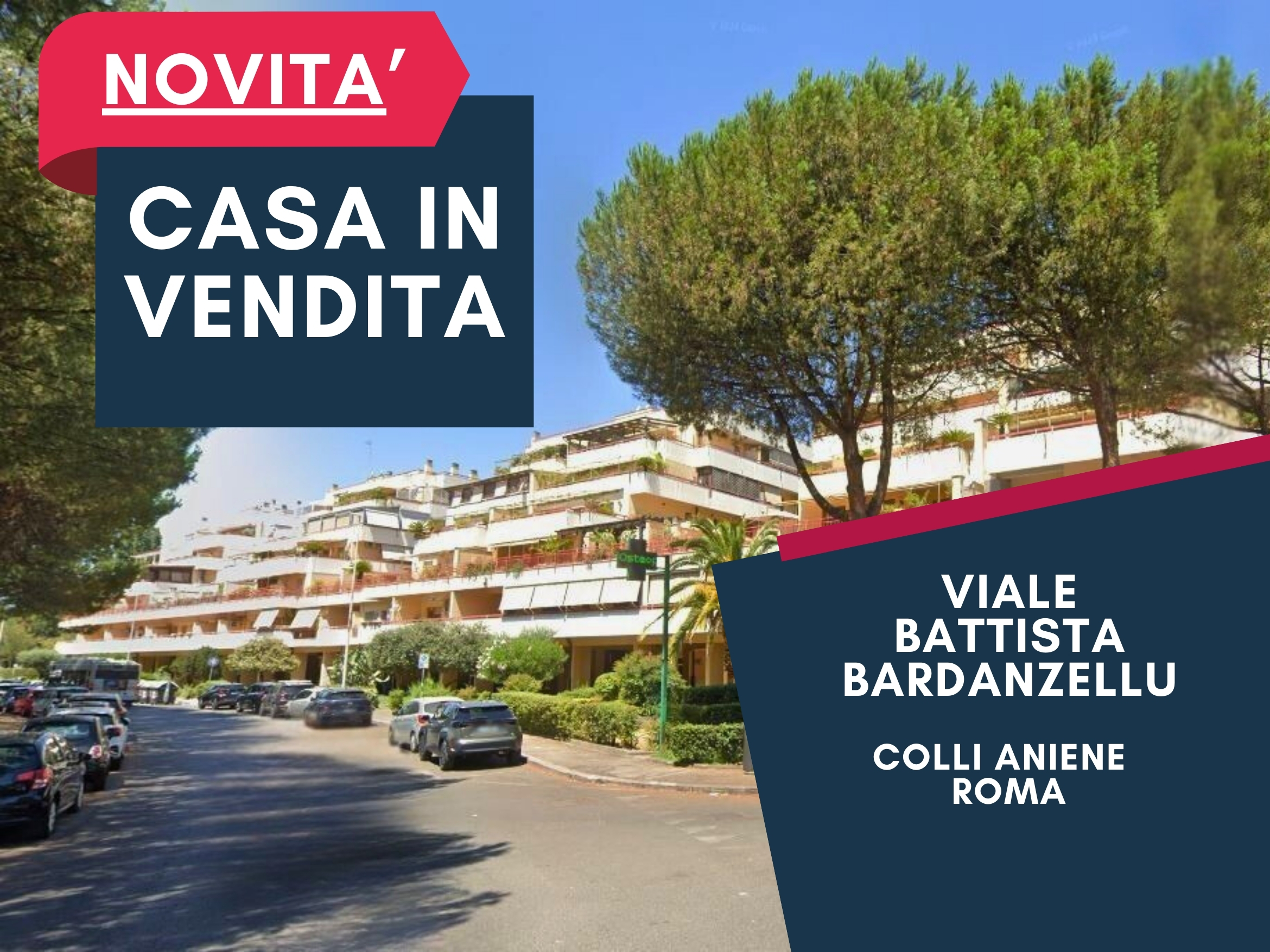 Questa immagine rappresenta un appartamento che la nostra agenzia ha venduto in via Bardanzellu nel quartiere di colli aniene